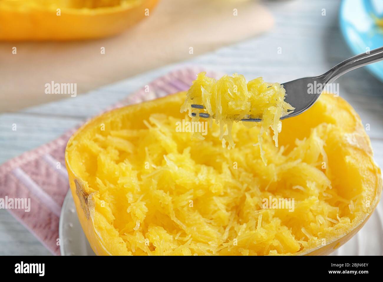 Fork spaghetti squash hires stock photography and images Alamy