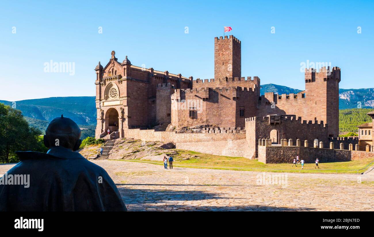 Castillo de Javier. Navarra. España. Stock Photo