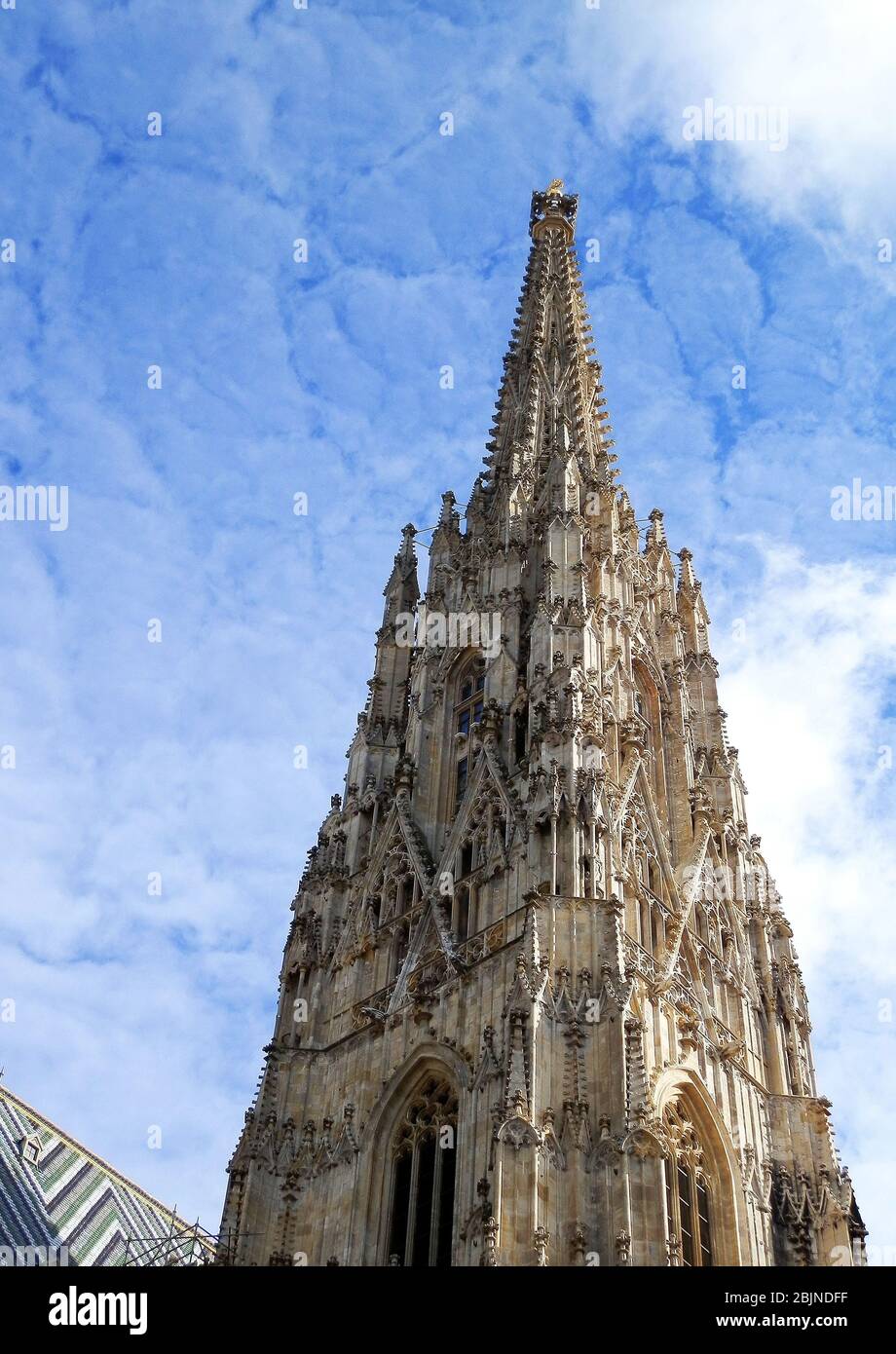 Bell tower of famous Stephansdom in Vienna Austria Stock Photo - Alamy