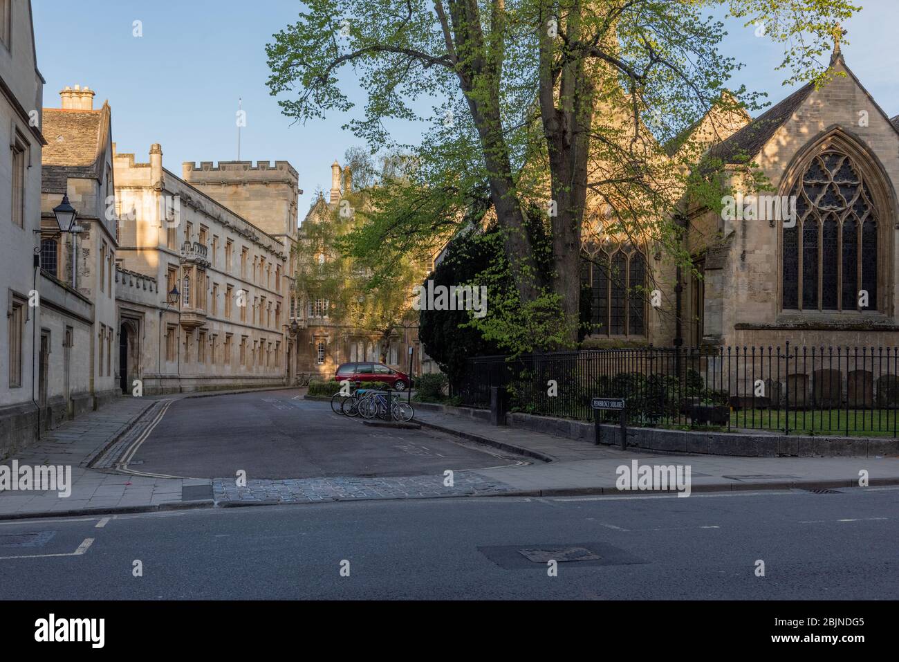 Pembroke College, Oxford Stock Photo Alamy