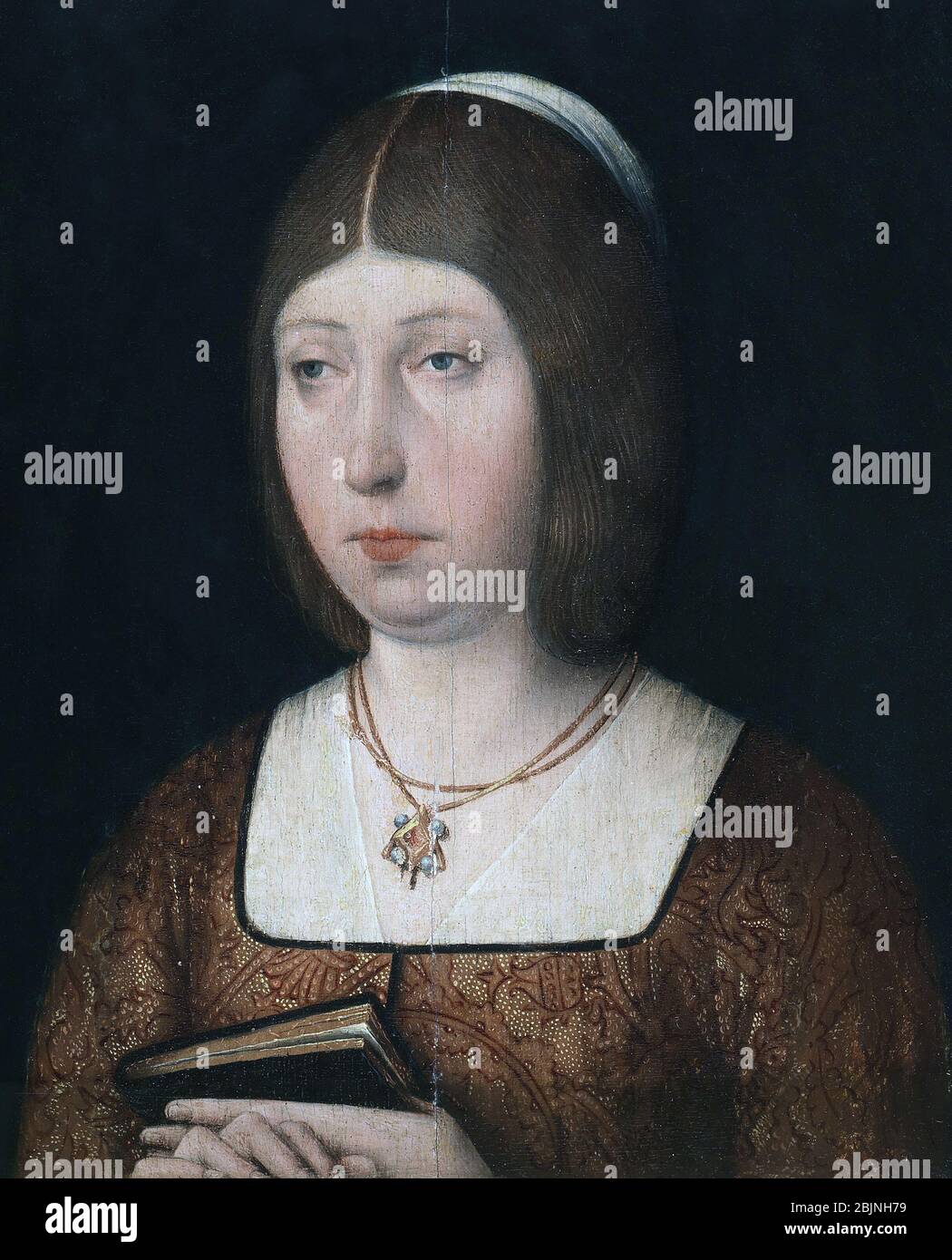 ISABELLA I OF CASTILE (1451-1504) wife of Ferdinand II Stock Photo