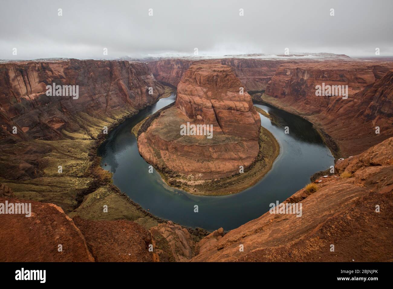 Horseshoe Bend In Winter Arizona Usa Stock Photo Alamy Horseshoe Bend In Winter Arizona Usa Stock Photo Alamy