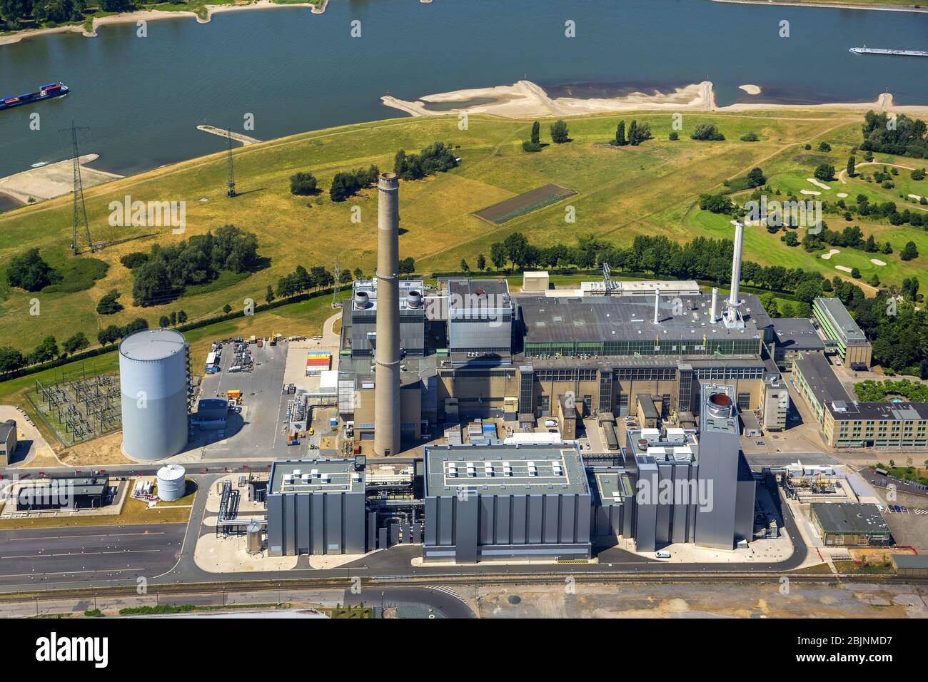 Lausward combined heat and power station hi-res stock photography and ...