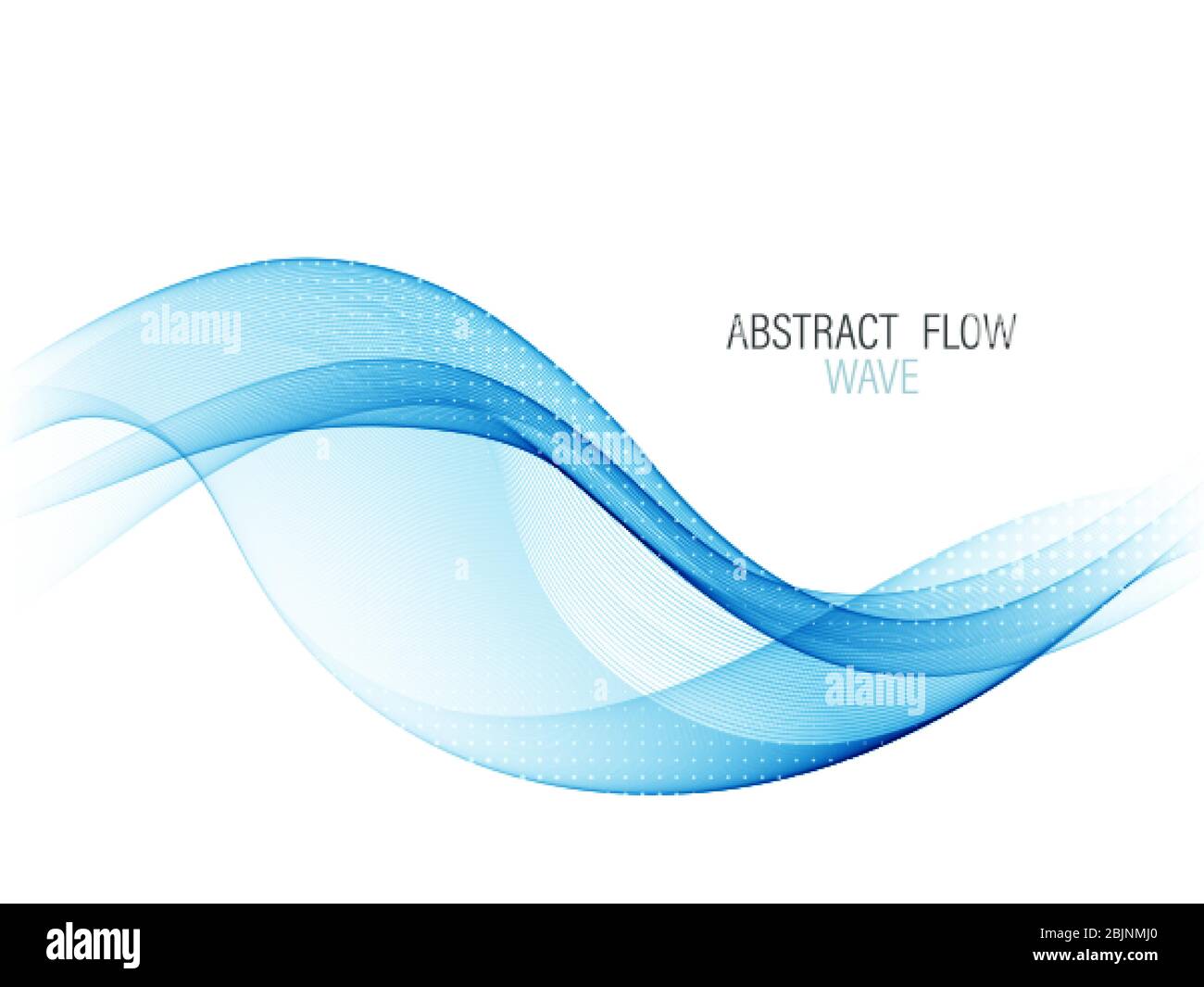 Abstract background with blue wave. Vector illustration EPS10 Stock Vector