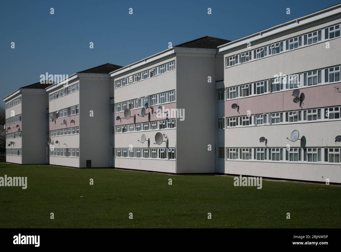 Housing Estate Block of Flats HighDensity Windows Council Housing