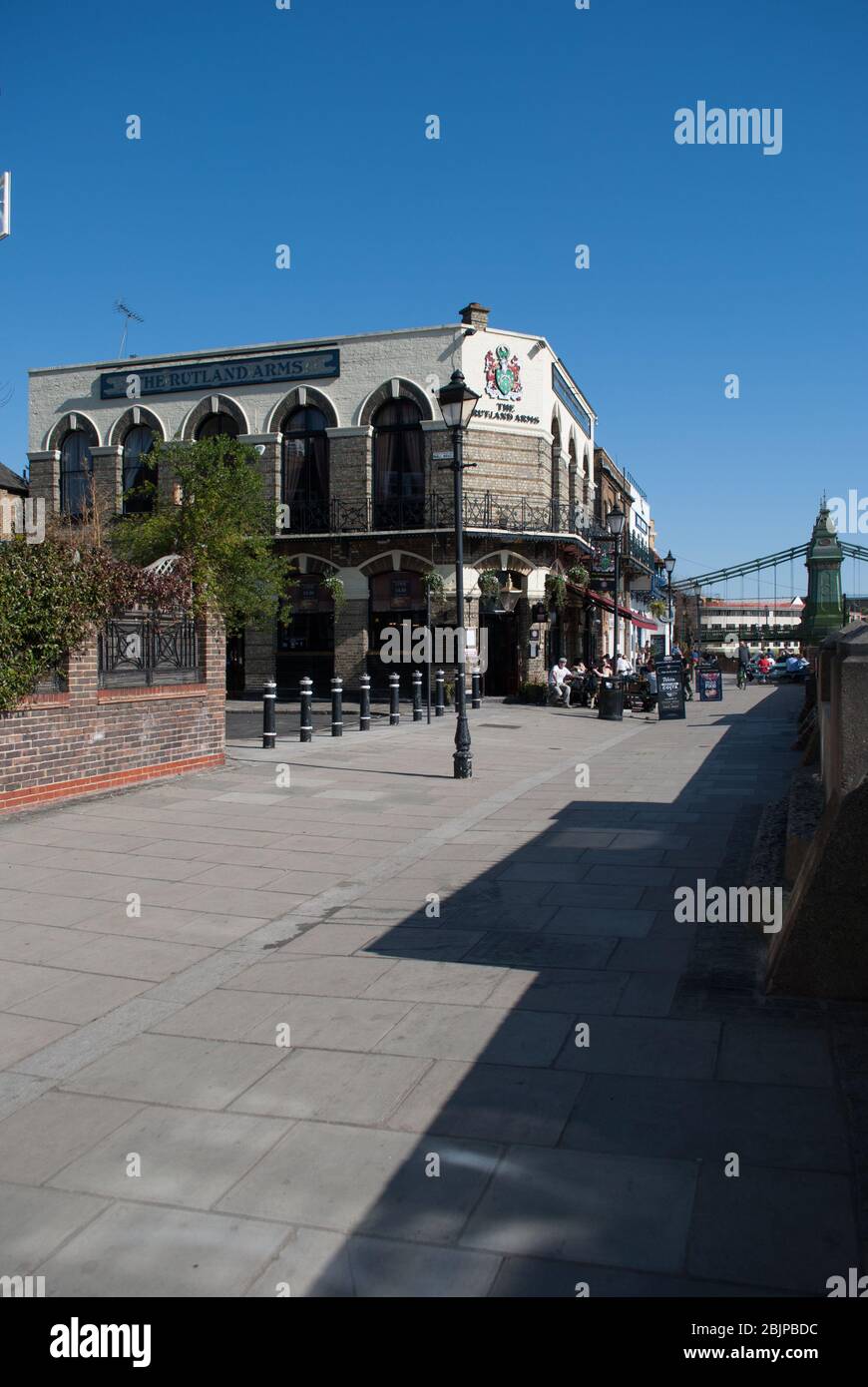 The Rutland Arms 15 Lower Mall, Hammersmith, London W6 9DJ Stock Photo