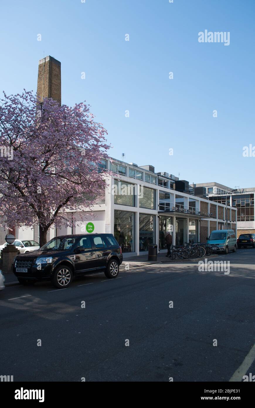 BBC White Former Riverside Studios Queen Caroline Street Crisp Road, Hammersmith, London W6 Stock Photo