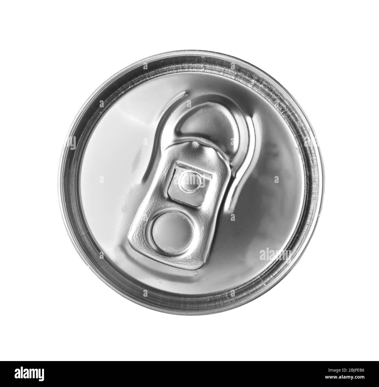 Aluminum can on white background Stock Photo Alamy