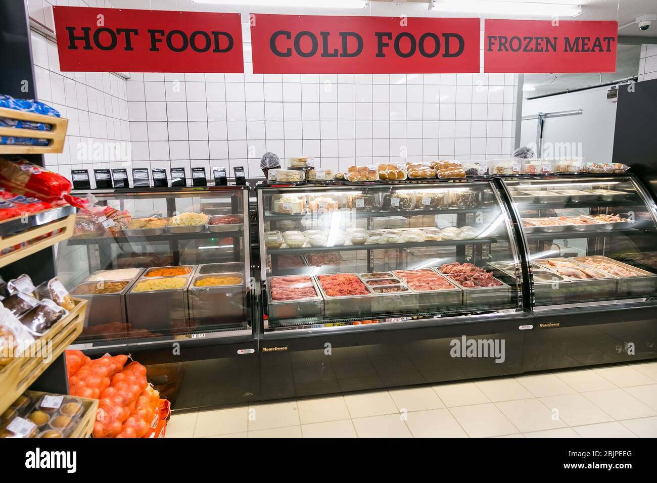 Soweto, South Africa December 1, 2016 Fully stocked butchery and