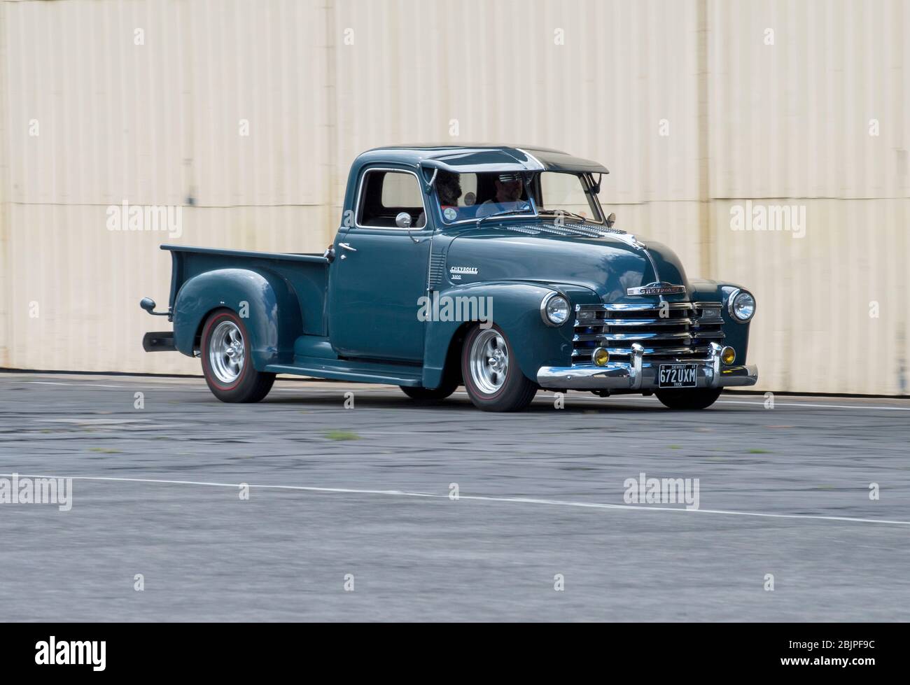 1949 Chevy pick up based hot rod Stock Photo Alamy