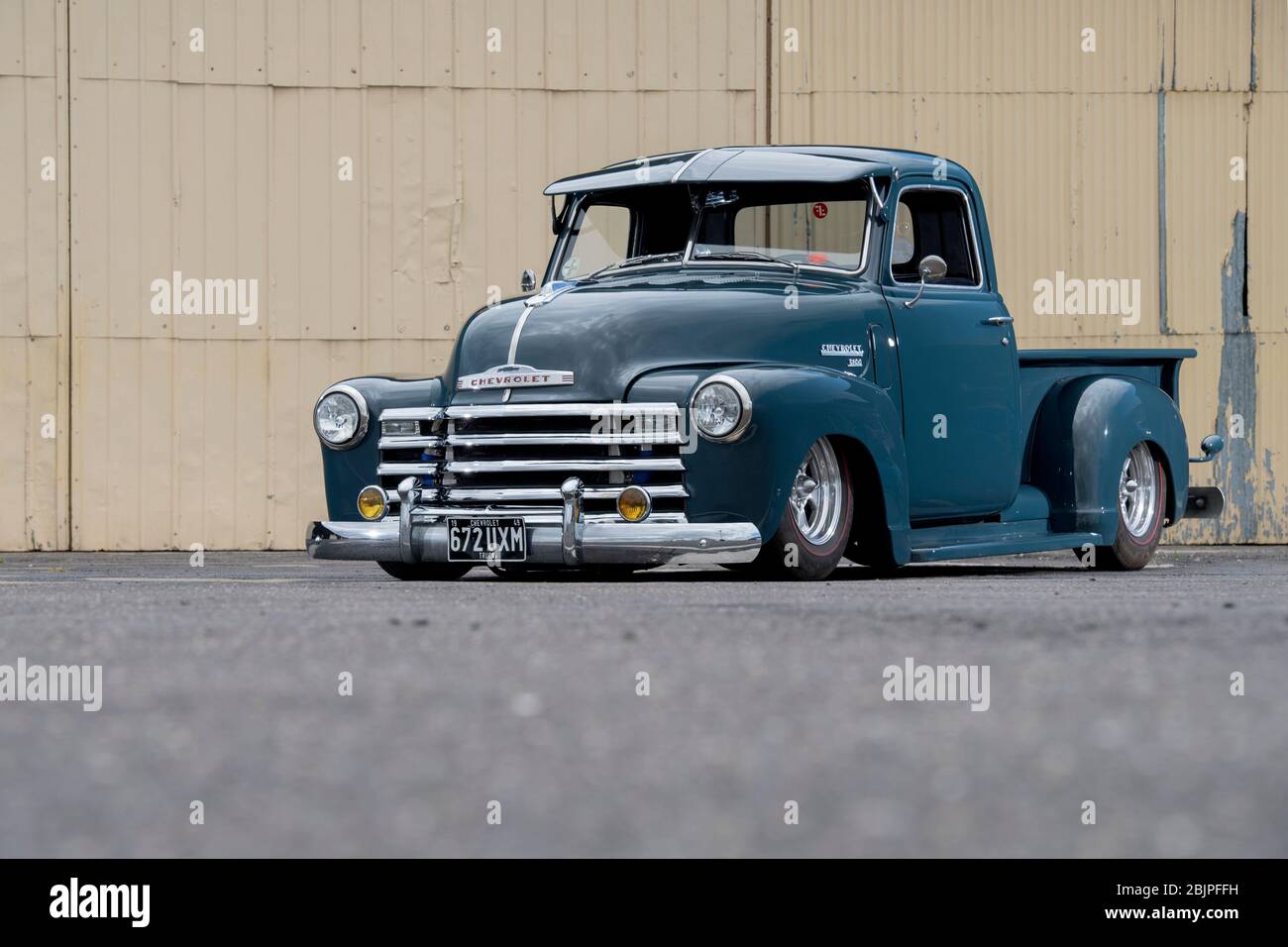 1949 Chevy pick up based hot rod Stock Photo