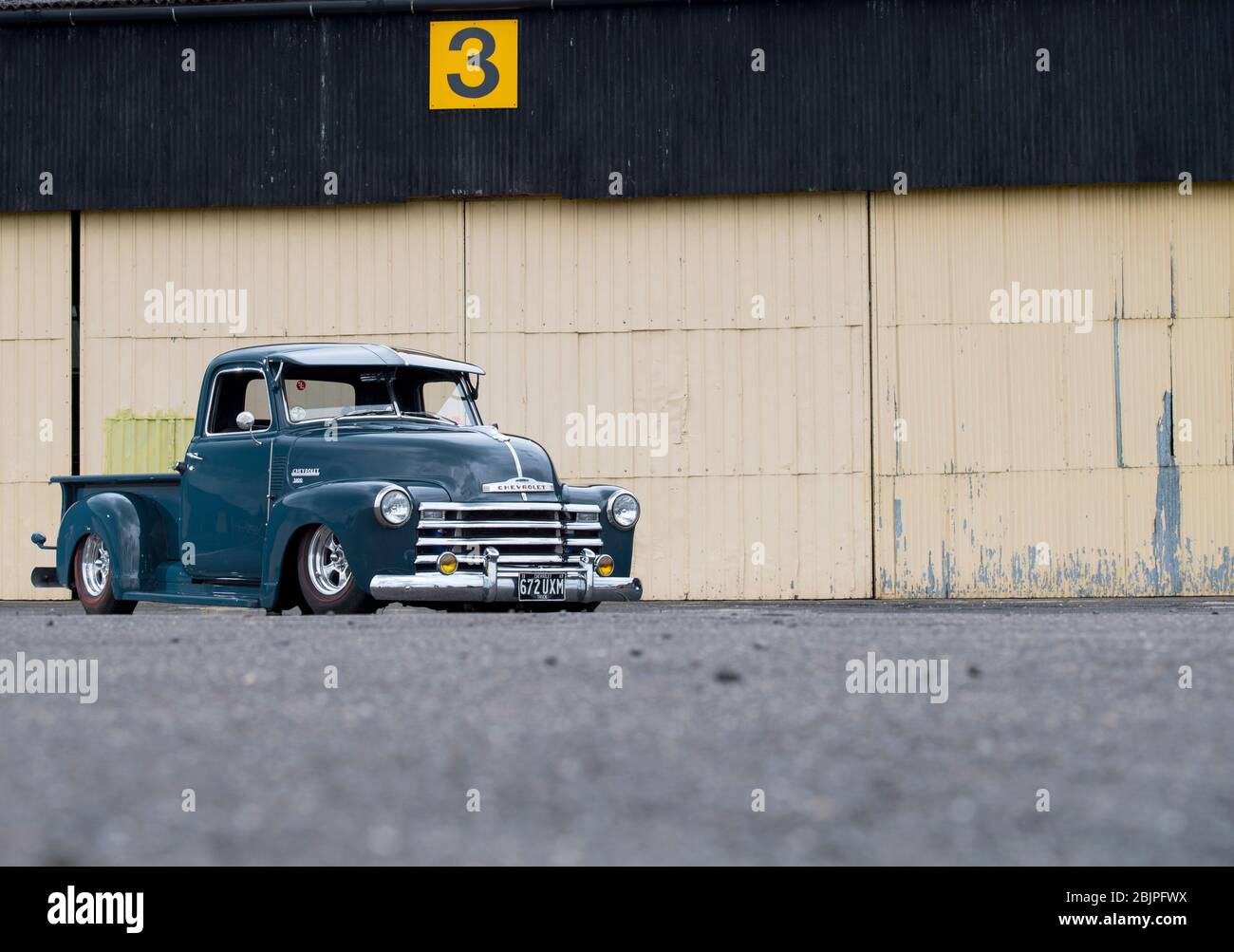1949 Chevy pick up based hot rod Stock Photo