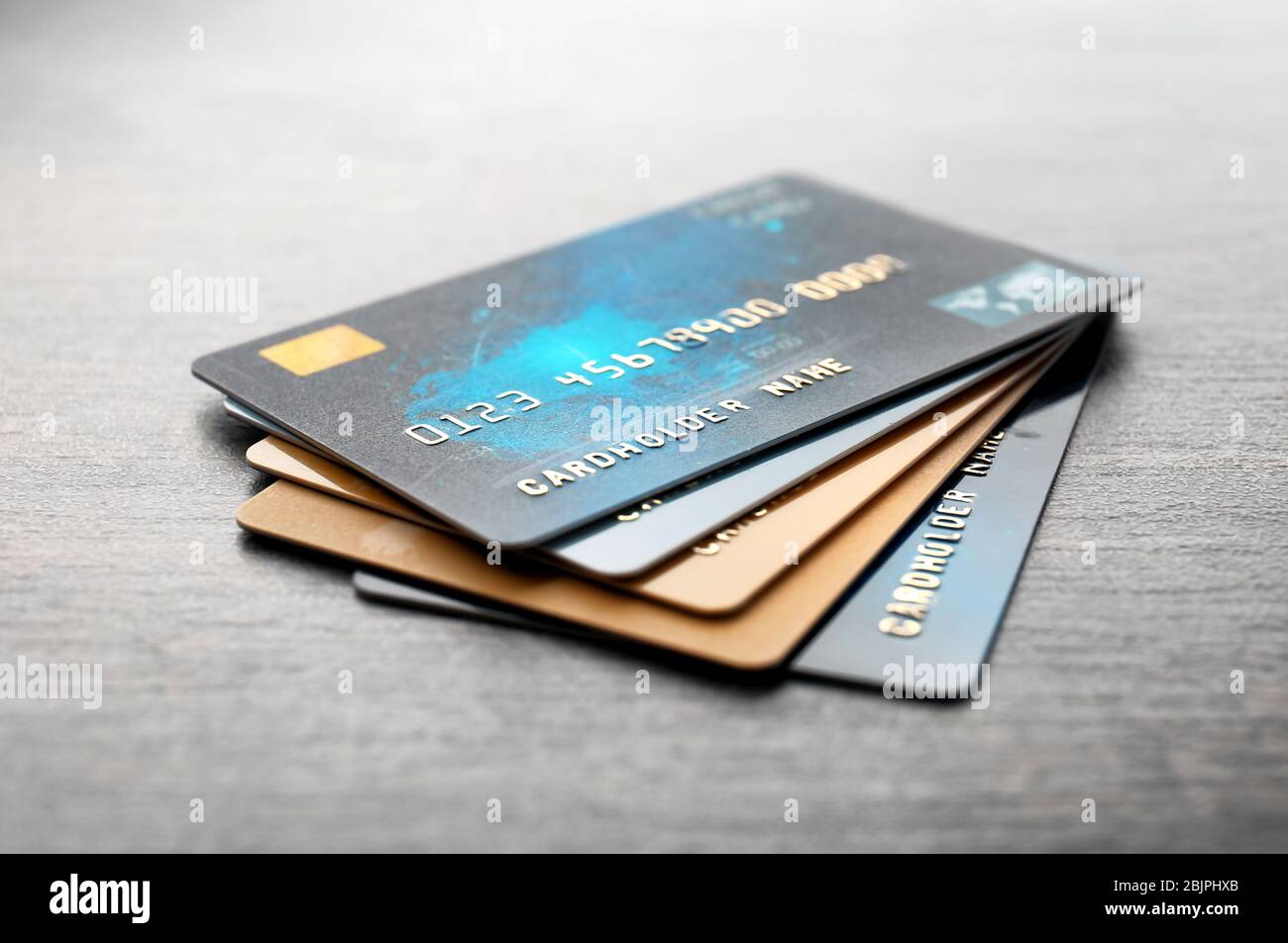 Pile of different business cards hi-res stock photography and images ...