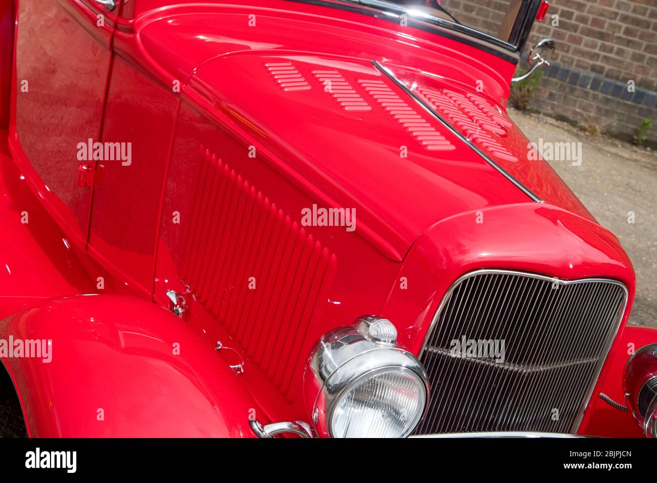 1932 Ford Model B pickup truck based hot rod Stock Photo