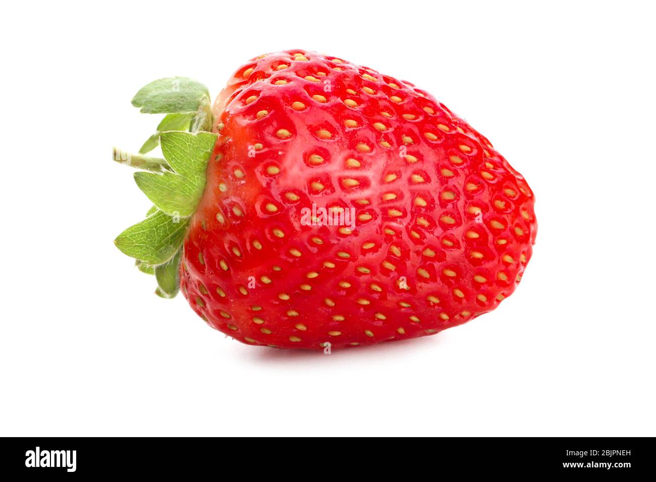Fresh ripe strawberry, isolated on white Stock Photo - Alamy