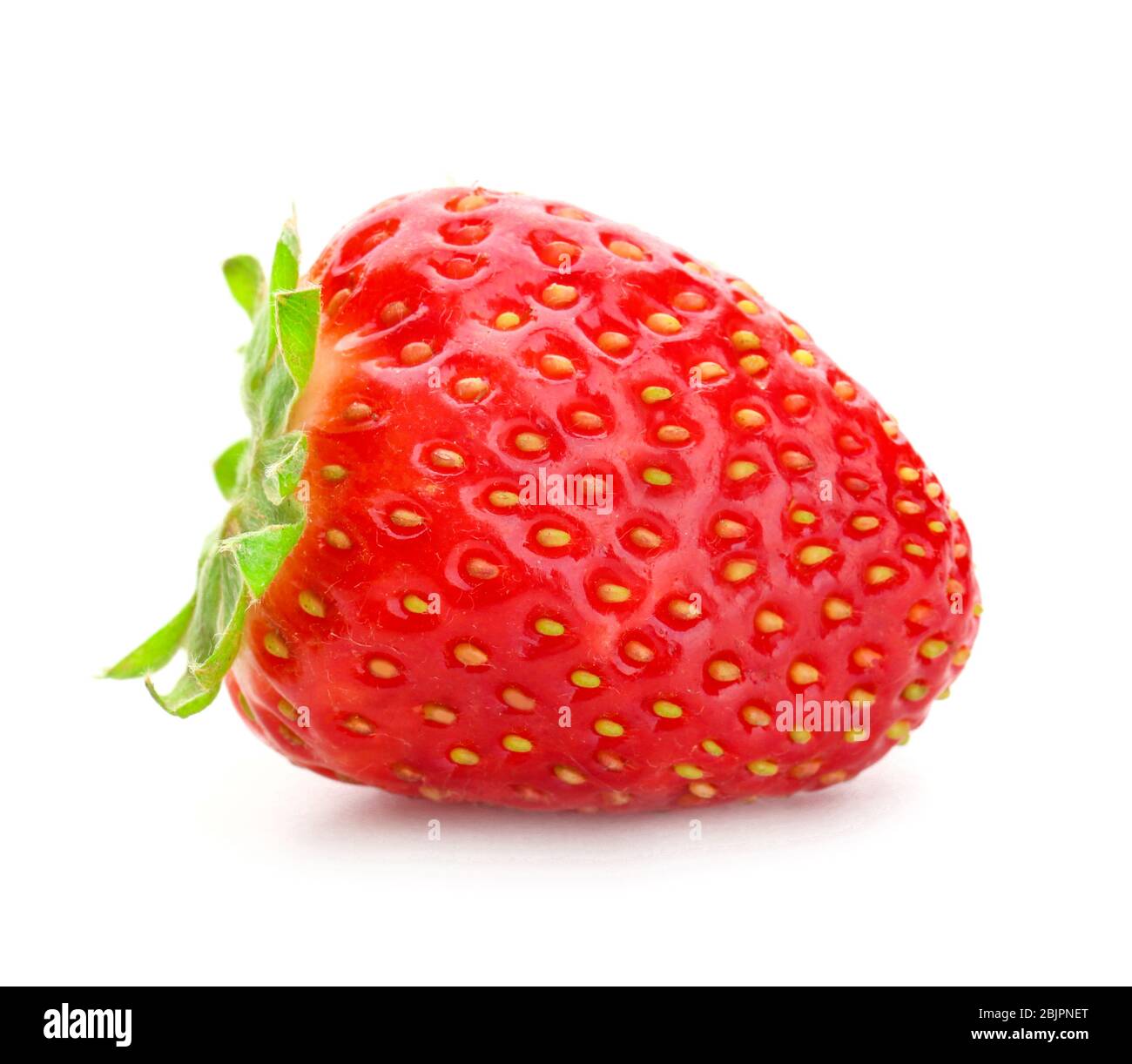 Fresh ripe strawberry, isolated on white Stock Photo - Alamy