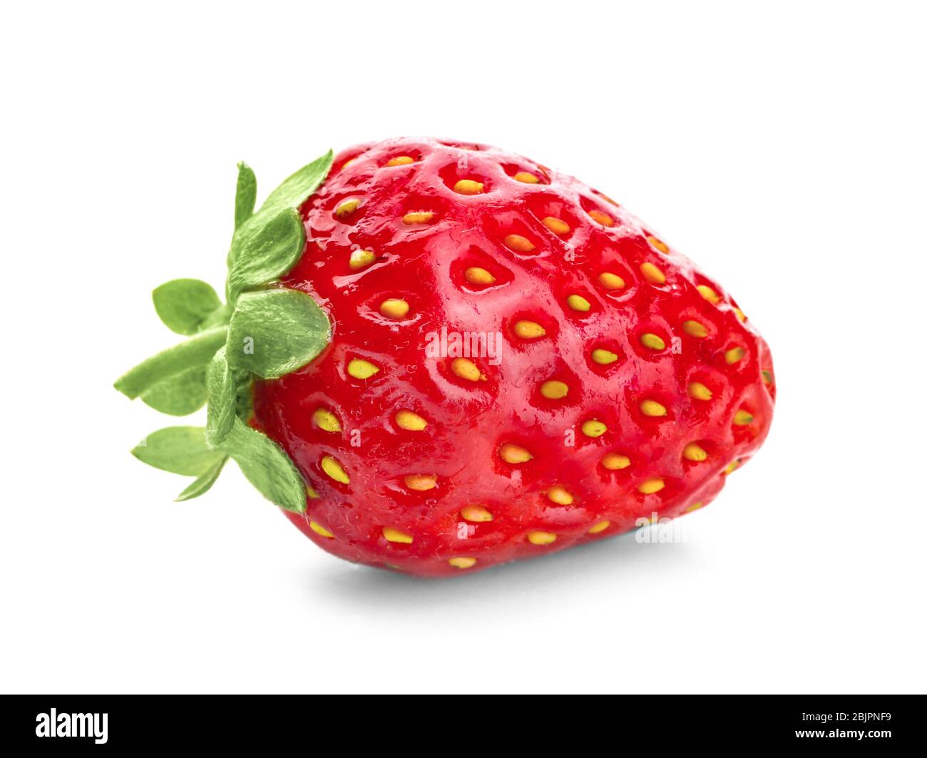Fresh ripe strawberry, isolated on white Stock Photo - Alamy