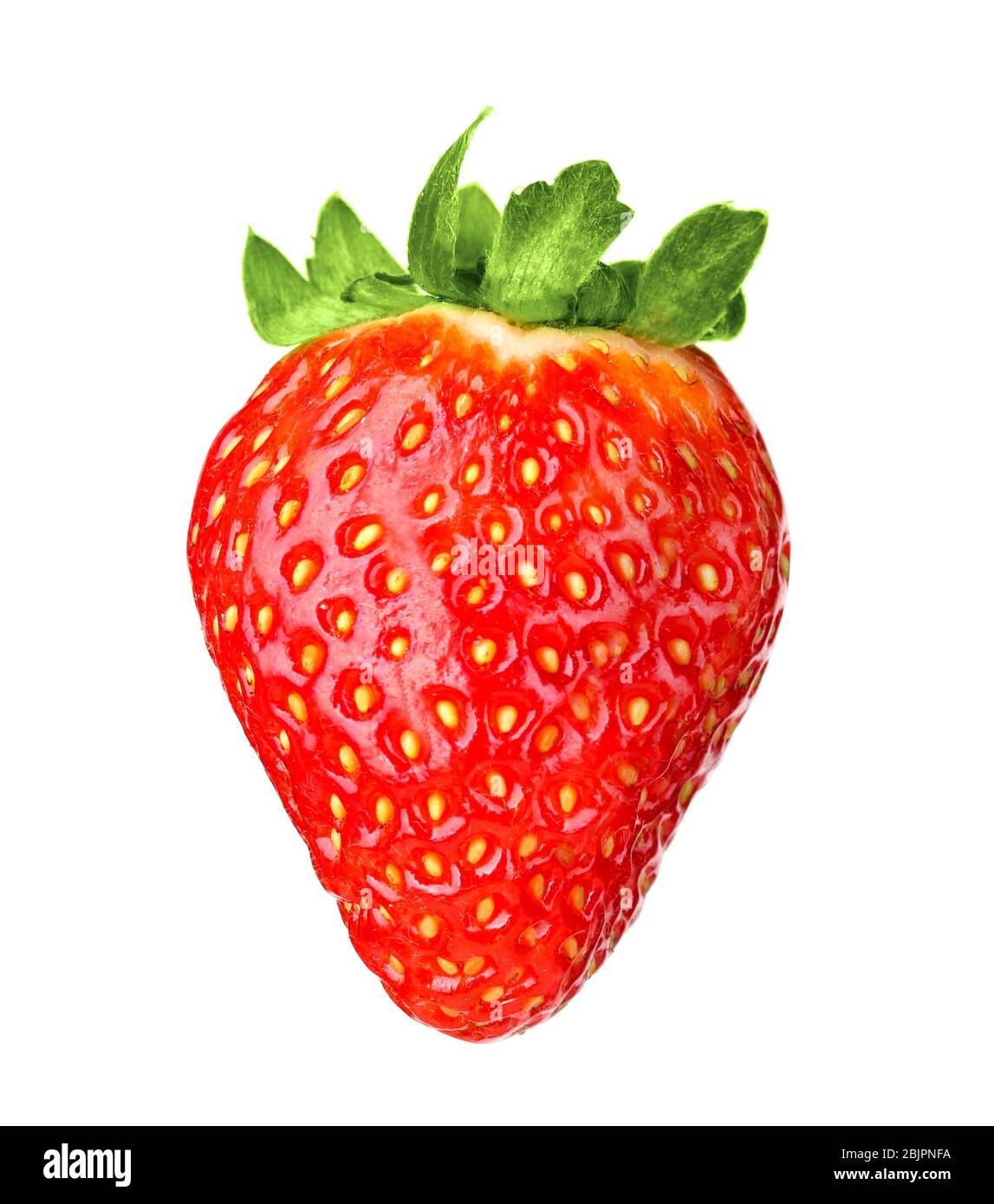 Fresh ripe strawberry, isolated on white Stock Photo - Alamy
