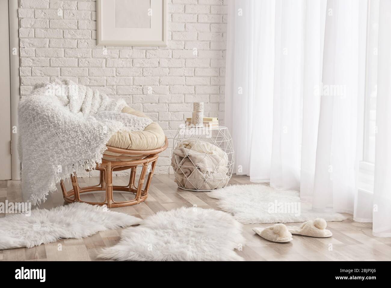 fluffy lounge chair