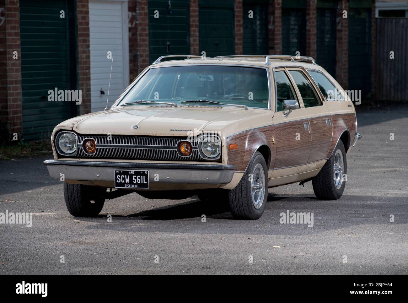 1973 AMC Hornet 'Gucci' special edition classic American station wagon car Stock Photo