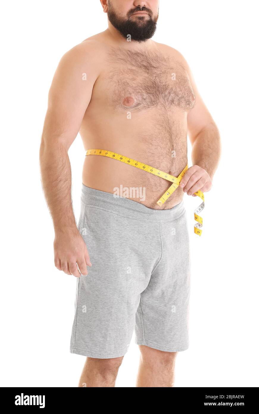 Obese man in shorts hi-res stock photography and images - Alamy
