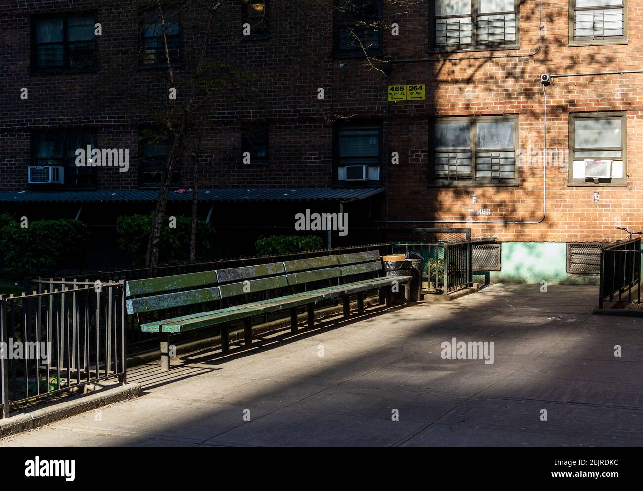The NYCHA Elliot Houses complex of apartments in Chelsea in New York on