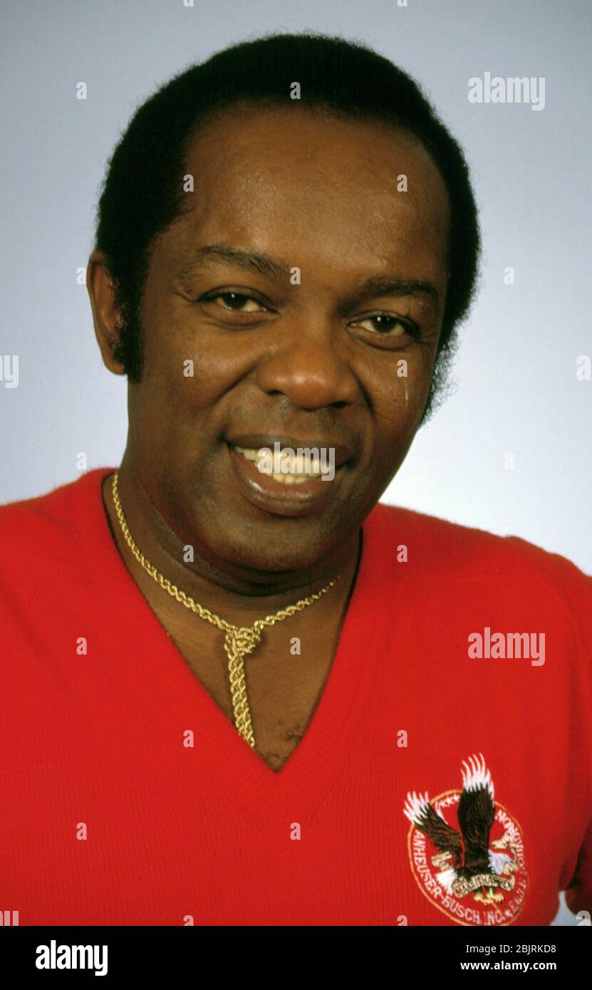 Lou Rawls photographed in 1986.  Credit: Scott Weiner/MediaPunch Stock Photo
