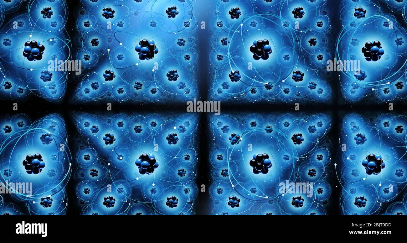 3d Atomic Structure Molecule Model High Resolution Stock Photography ...
