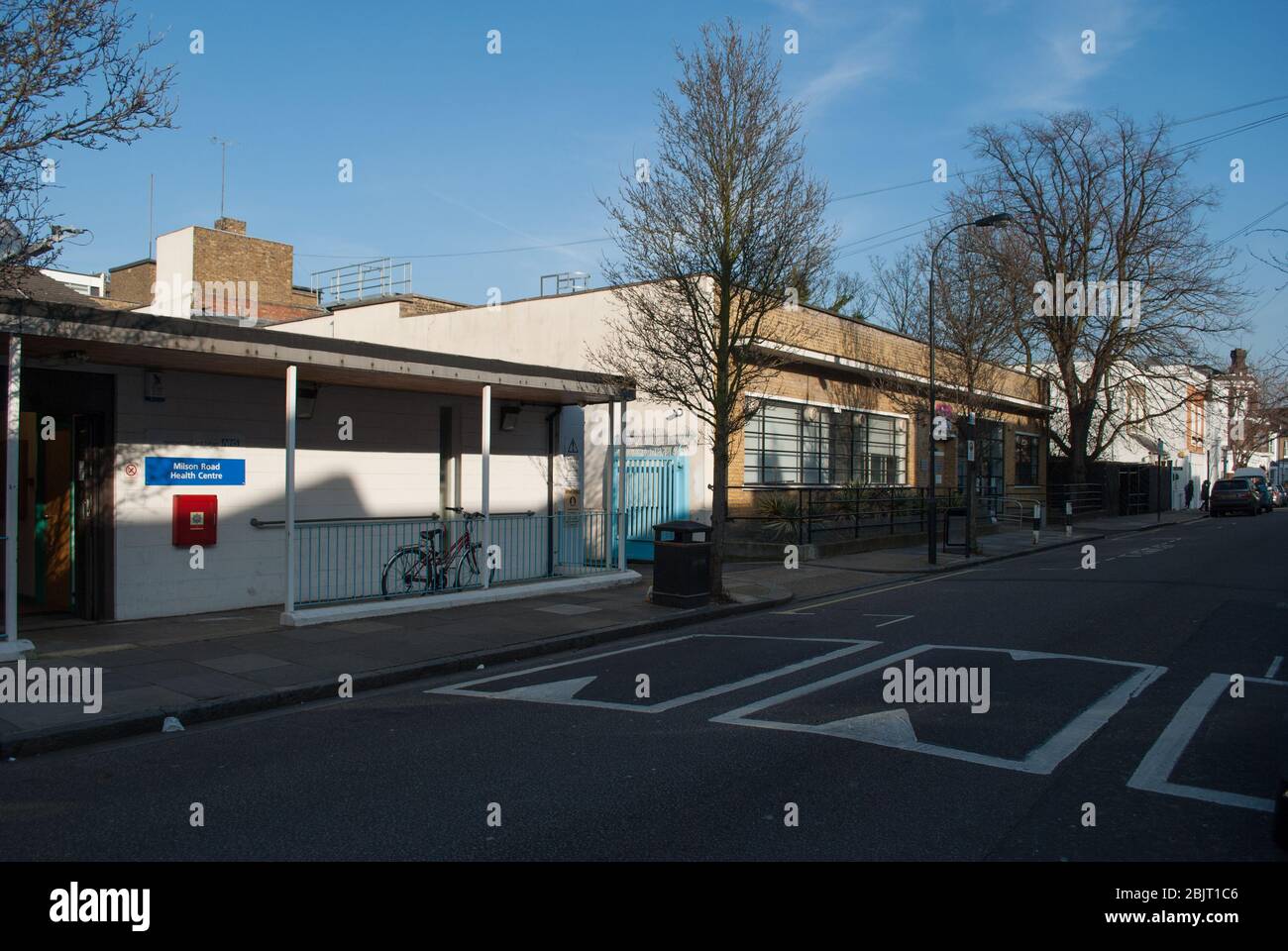 Doctors Surgery West Kensington Entrance Elevation NHS Milson Road
