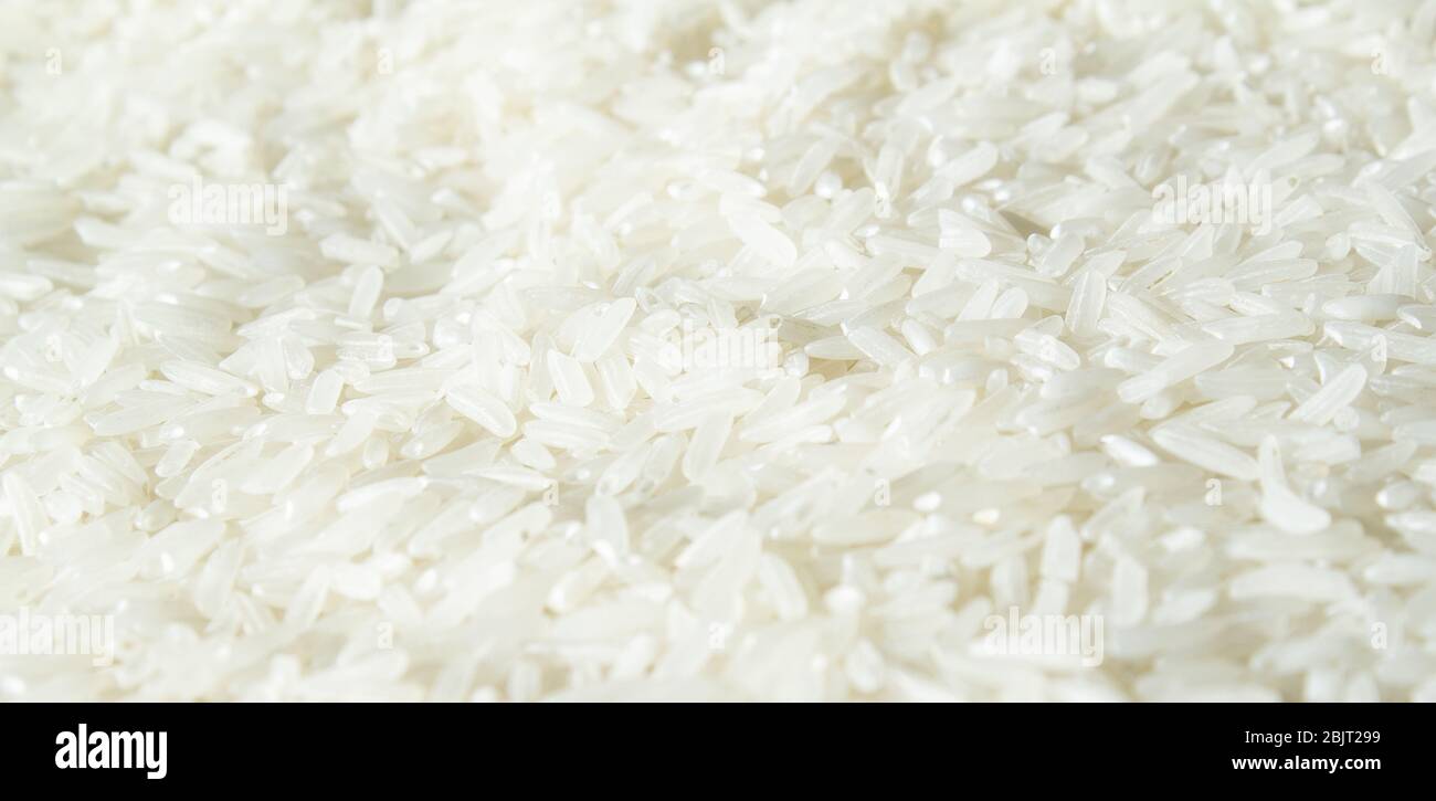 white rice pattern food close up side view Stock Photo - Alamy