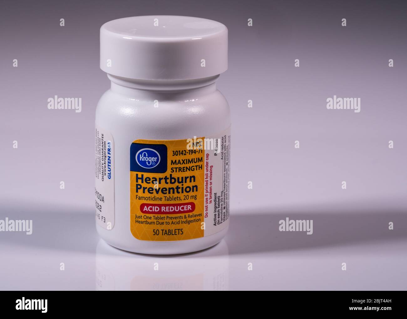 Heartburn medicine remedy bottle hires stock photography and images