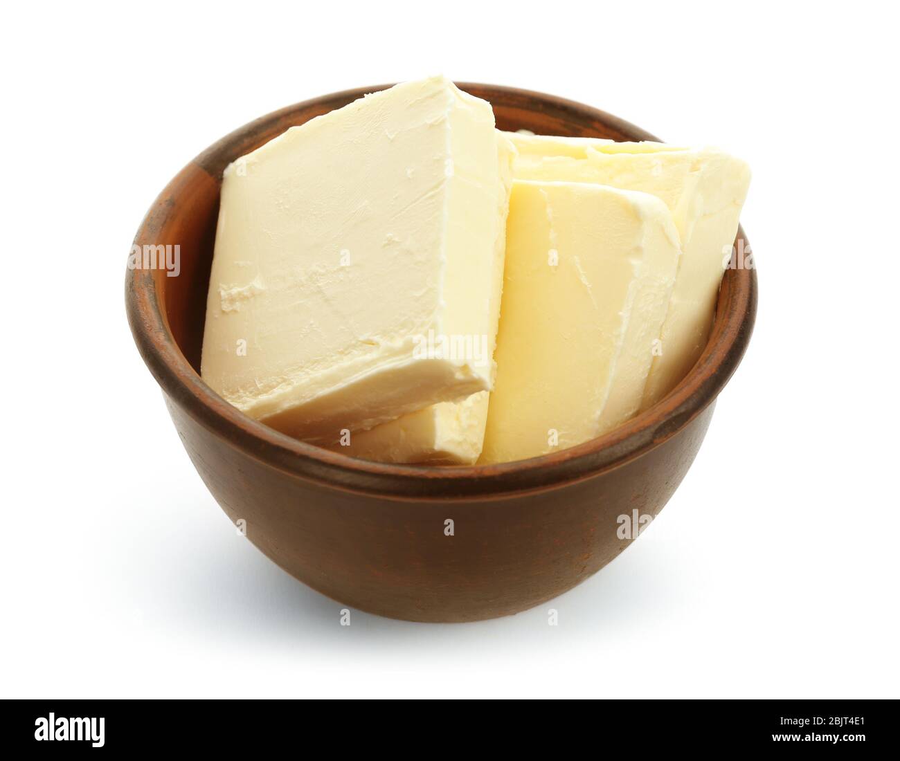 bowl-with-tasty-fresh-butter-on-white-background-stock-photo-alamy