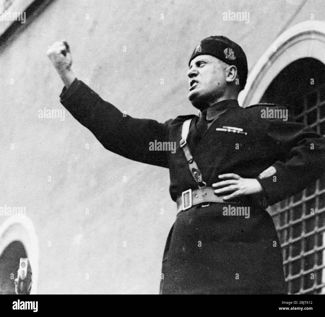 Italian dictator Benito Mussolini Stock Photo