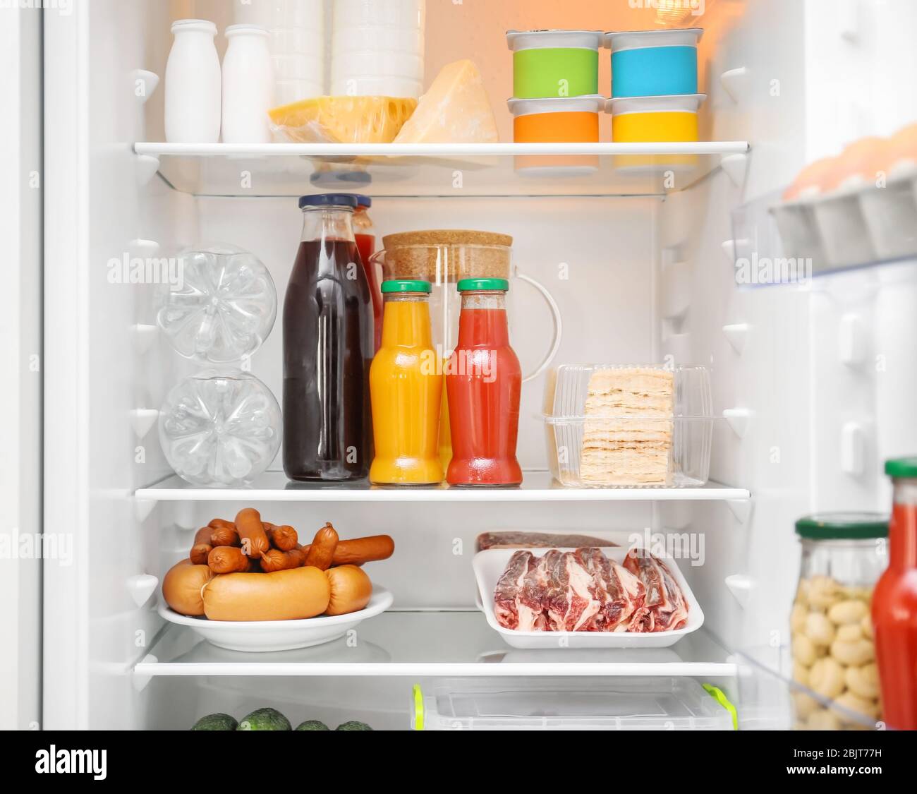 Refrigerator shelves hires stock photography and images Alamy