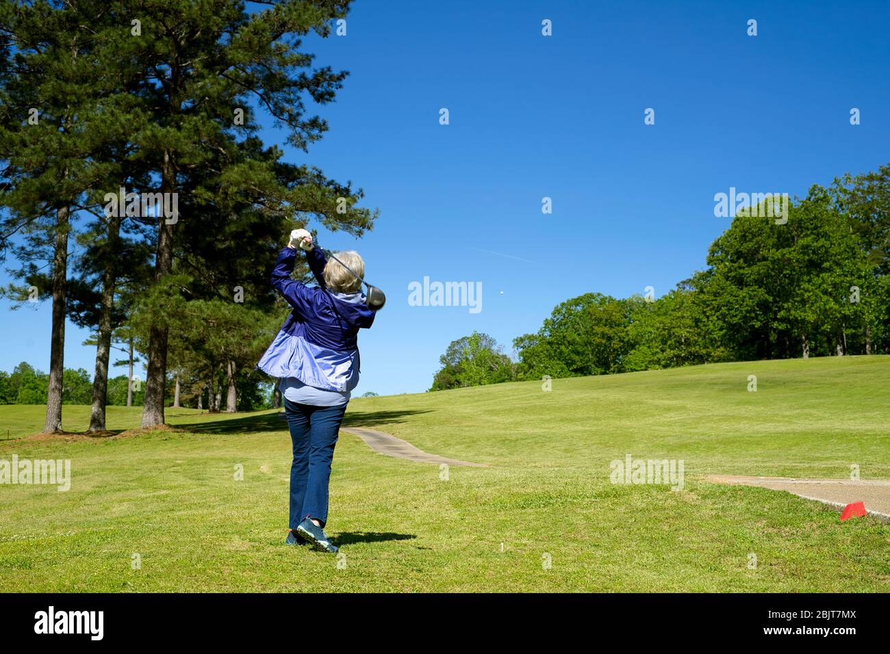 What better place to do social distancing than on a golf course. This