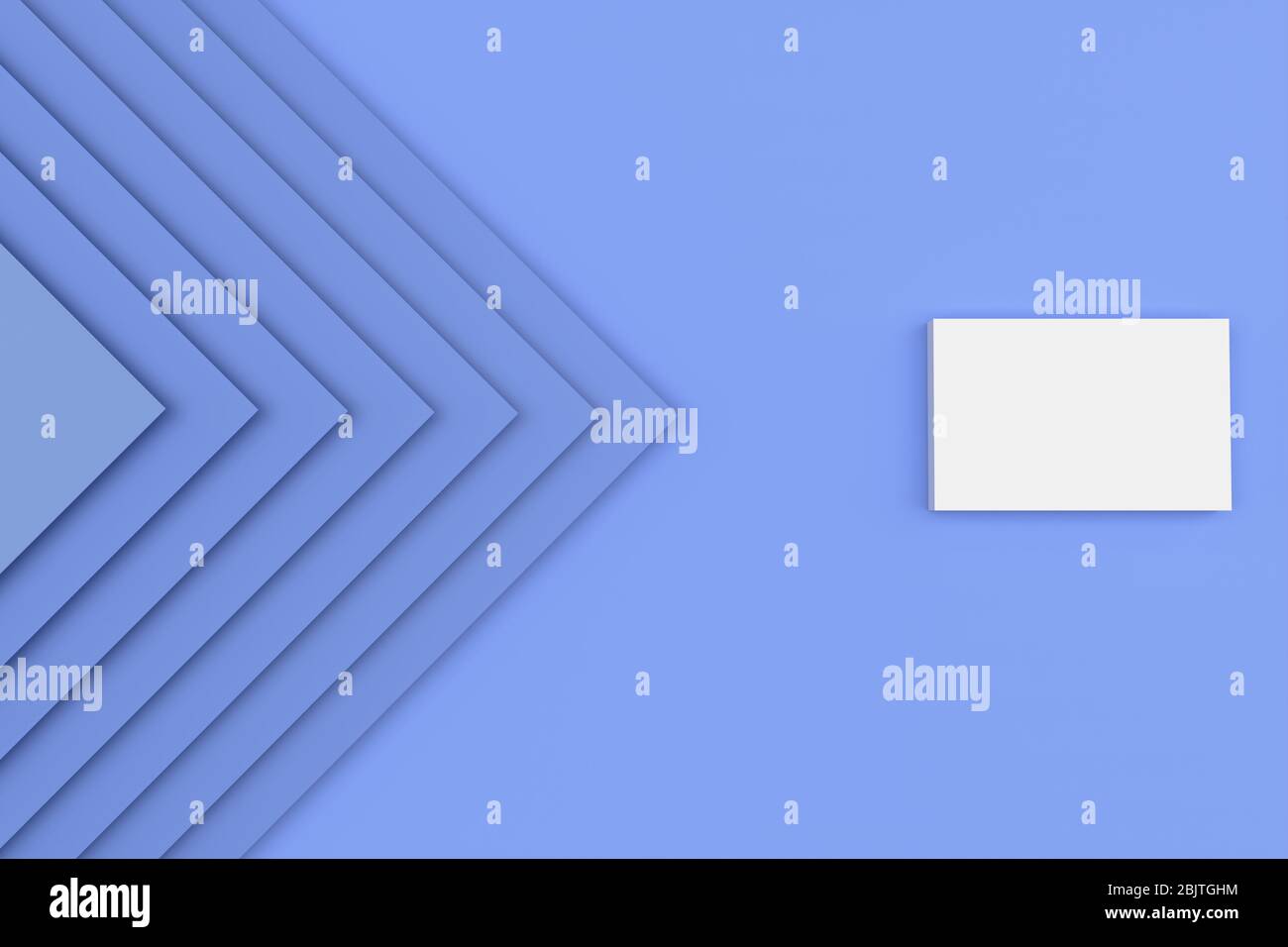 Abstract blue stack cardboard paper texture background. Minimal