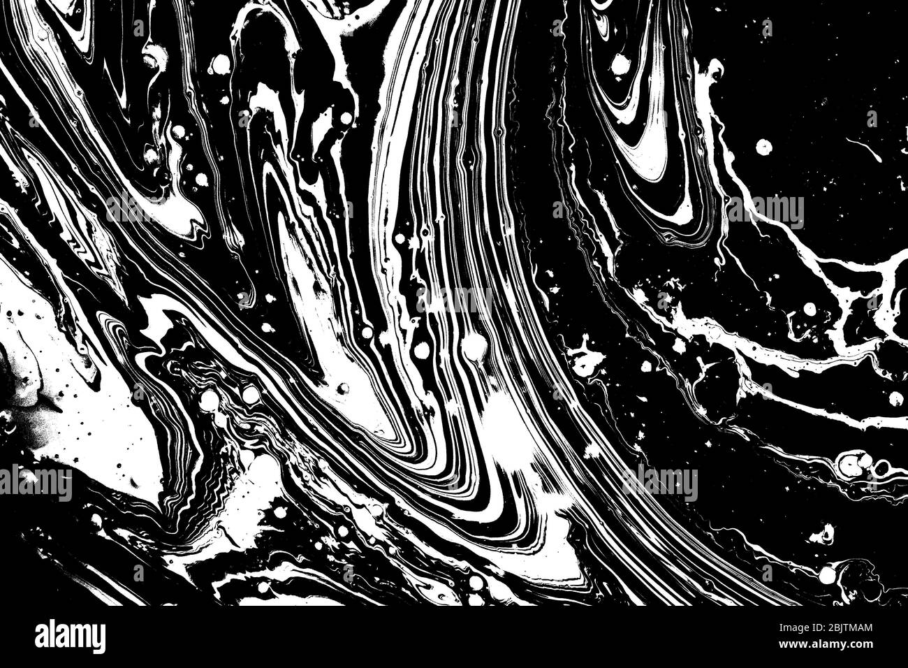 Abstract marble texture in black and white as grunge background Stock ...