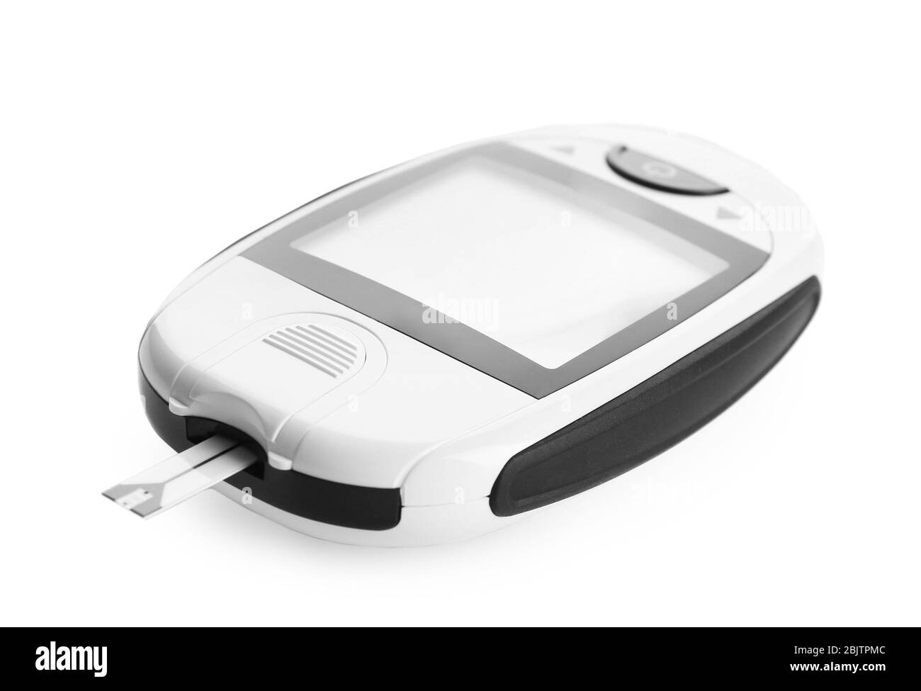 Digital on white background. Diabetes management Stock Photo