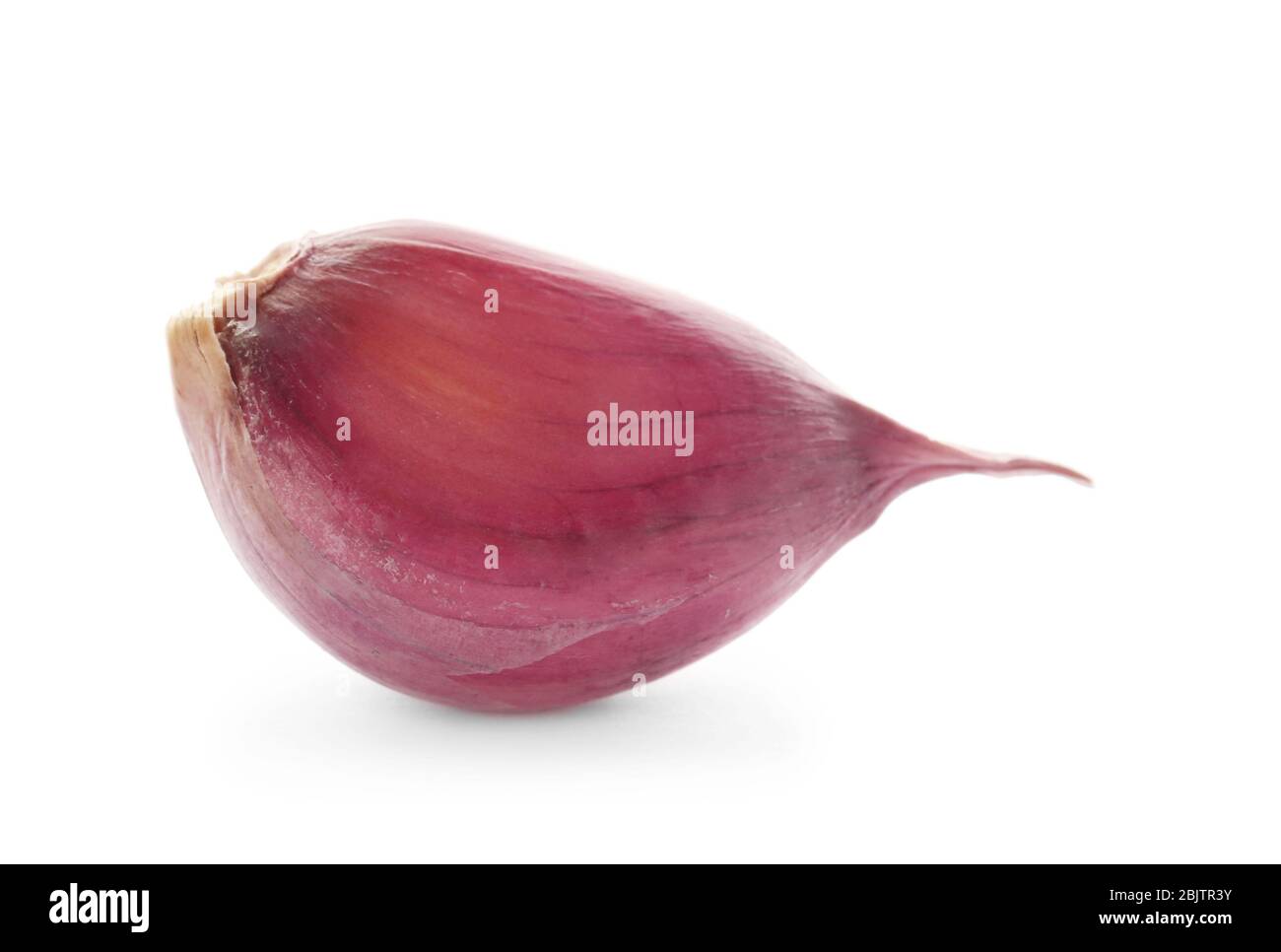 Fresh garlic clove on white background Stock Photo - Alamy