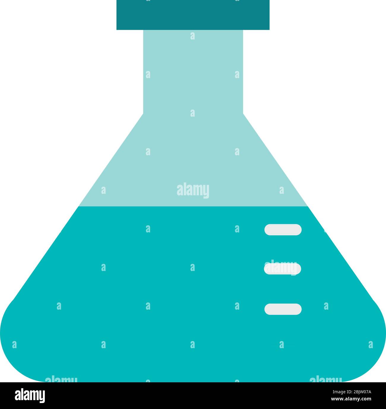 chemistry beaker laboratory health care equipment medical vector