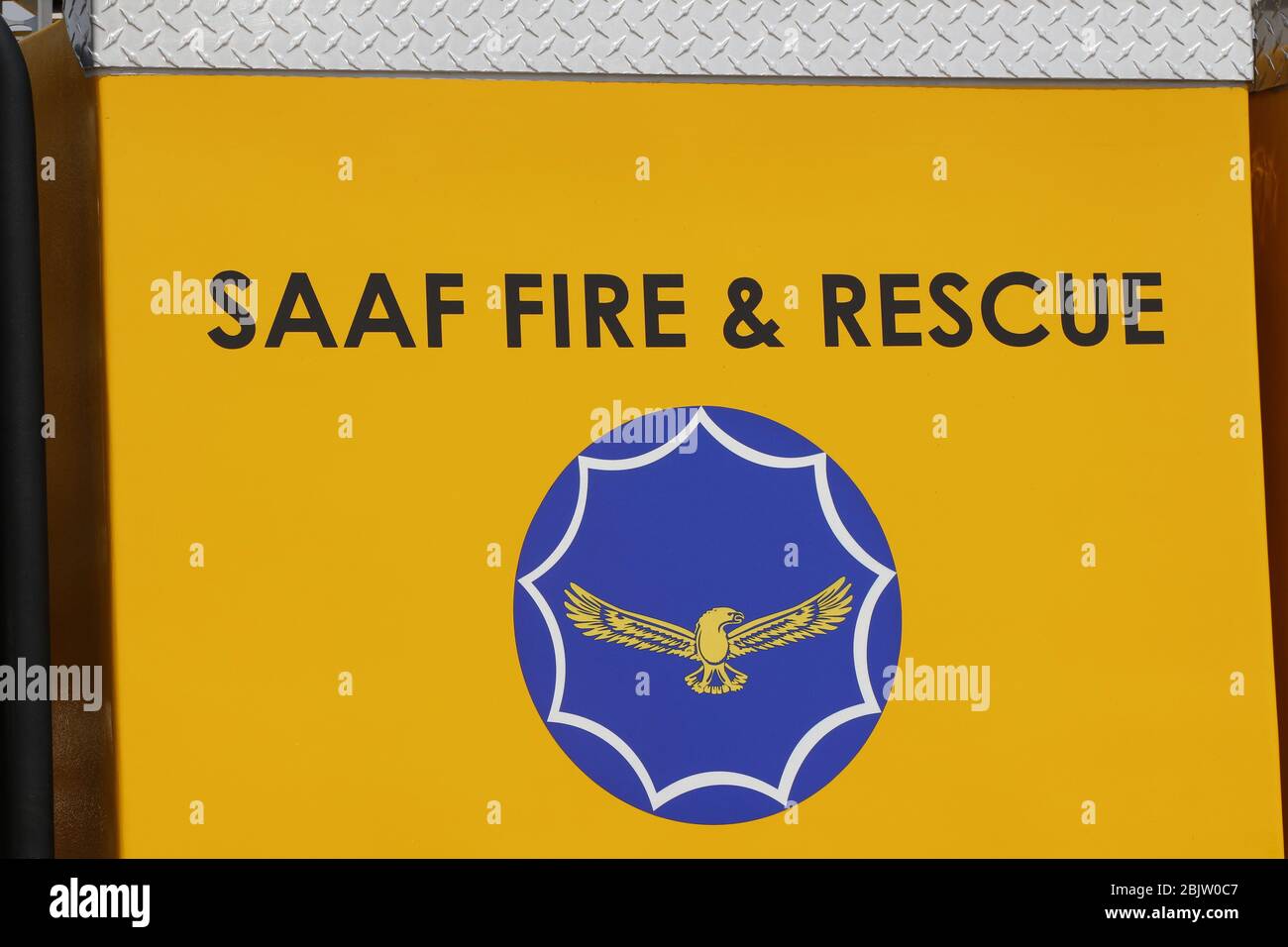 SAAF Fire & Rescue Stock Photo