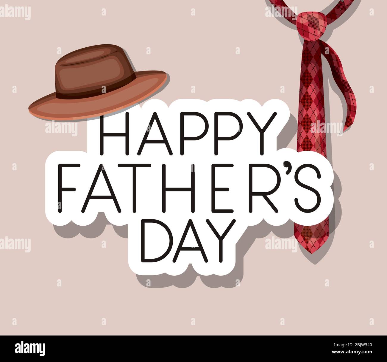 happy fathers day. greeting card. hat mustache party celebration Stock  Vector Image & Art - Alamy