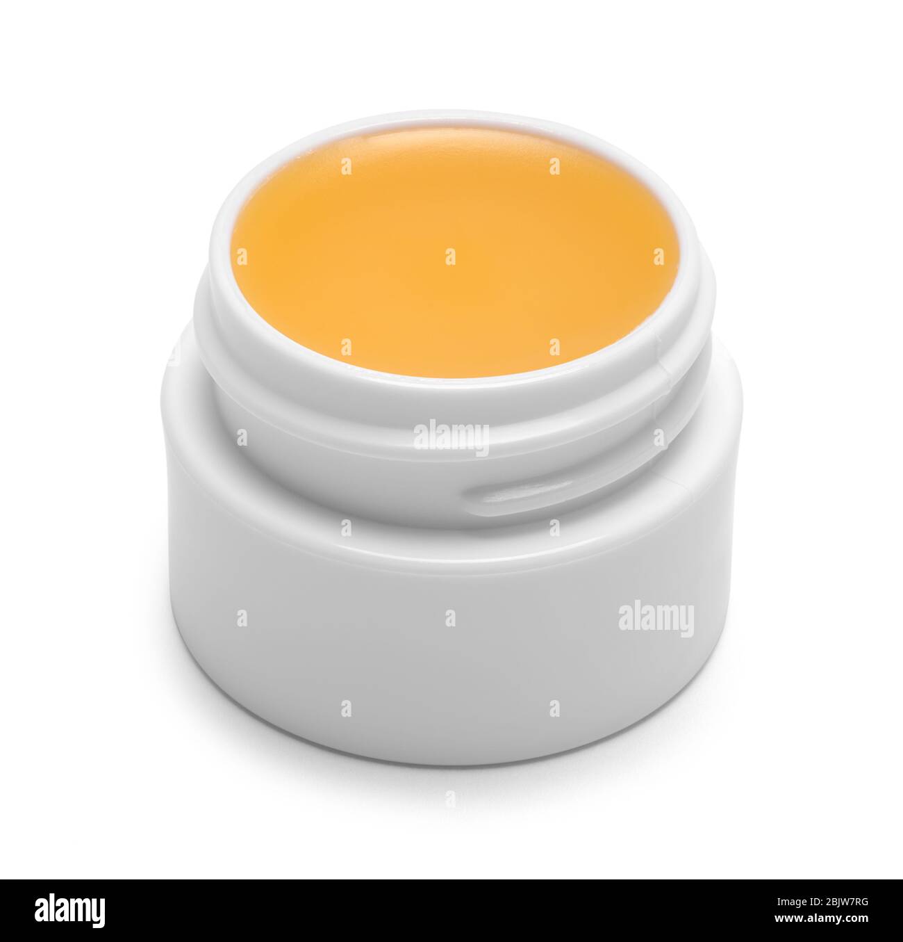 New Lip Balm Ointment Contianer Isolated on White Stock Photo Alamy