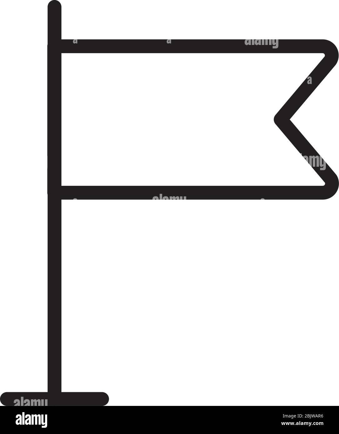 user interface concept, flag icon over white background, line style ...