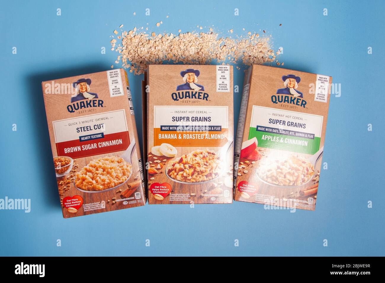 Quaker oats container hi-res stock photography and images - Alamy