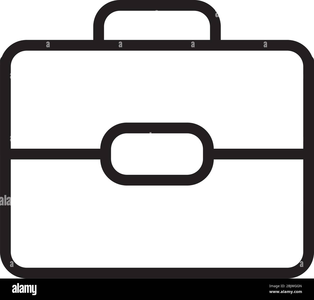 User Interface Concept Portfolio Icon Over White Background Line Style Vector Illustration Stock Vector Image Art Alamy