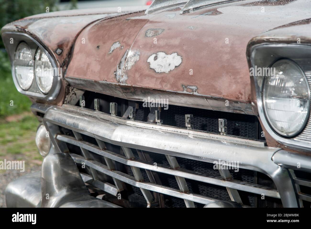 1958 Nash Rambler station wagon, rat look classic American estate car Stock Photo