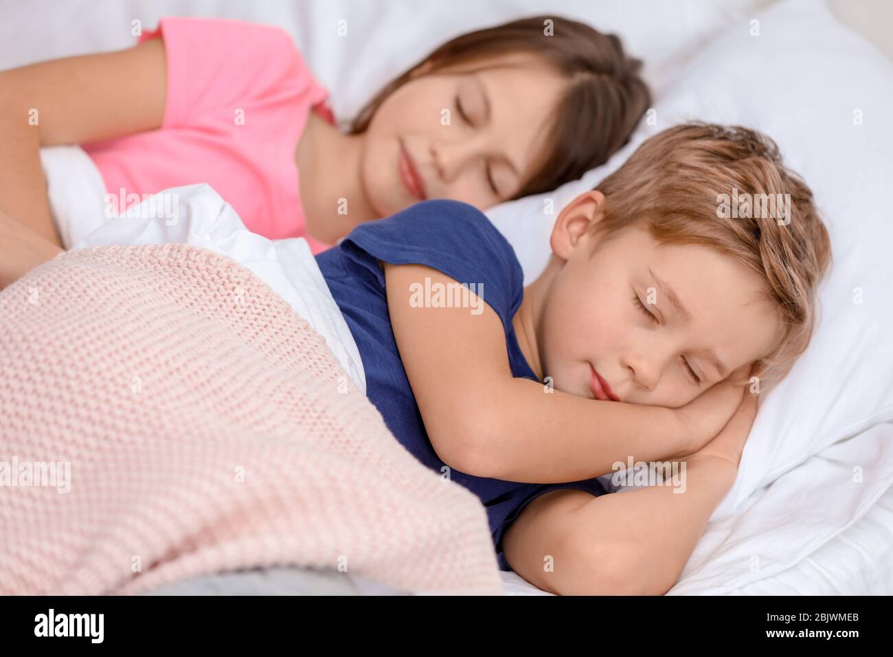 little sister sleeping 