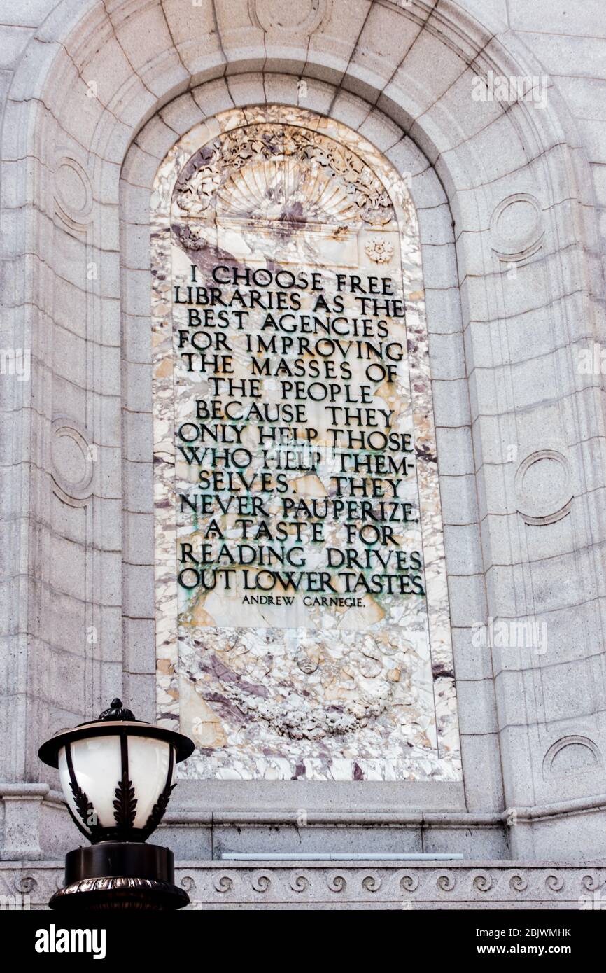 Andrew Carnegie Library Quotes