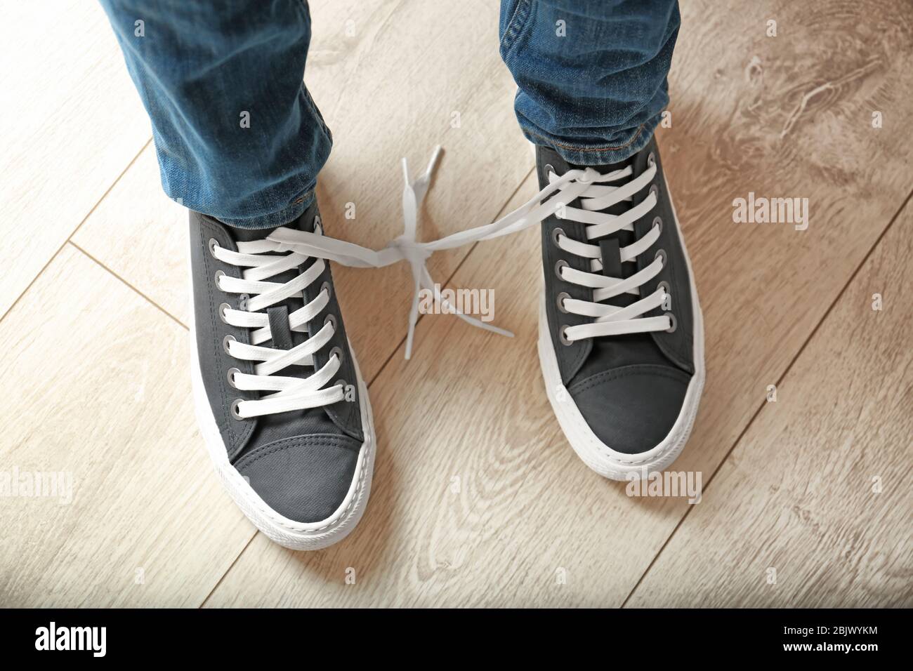 Tying shoes together sale